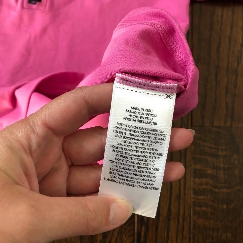 Polo Ralph Lauren Girls S (7Y) Hot Pink 1/4 Zip Active Track Jacket - EUC! - Picture 7 of 10